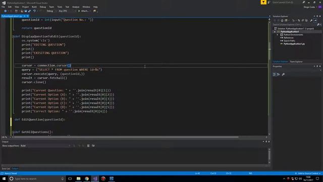 Python MySQL Database Tutorial - Editing Existing Questions on the Database смотреть онлайн