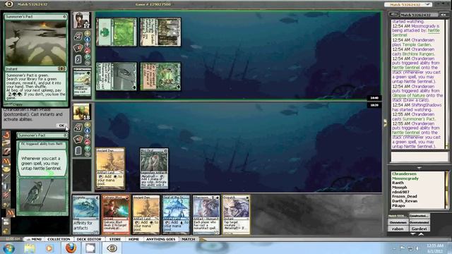 1st OverExtended MTGO | Top 4 Game 3 [Affinity vs. Elf Combo] смотреть онлайн