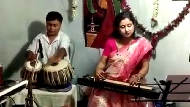 Chand Herichhe Chand Mukh Tar||Najrulgeeti||Instrumental Cover||Hawaiian Guitar||Jayati Pandit Nath смотреть онлайн