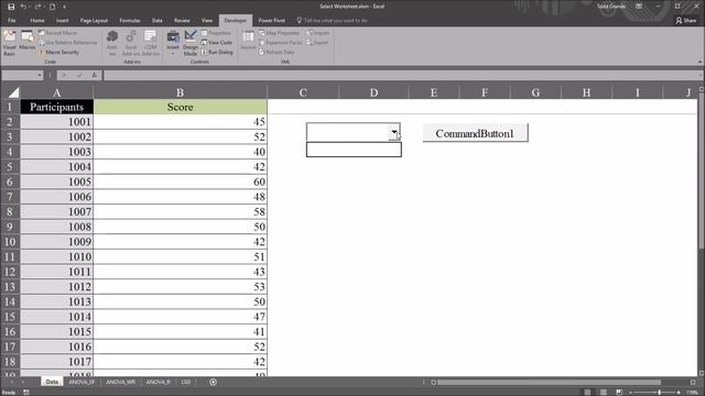 Select Worksheets with an ActiveX Combo Box Control using Excel VBA смотреть онлайн