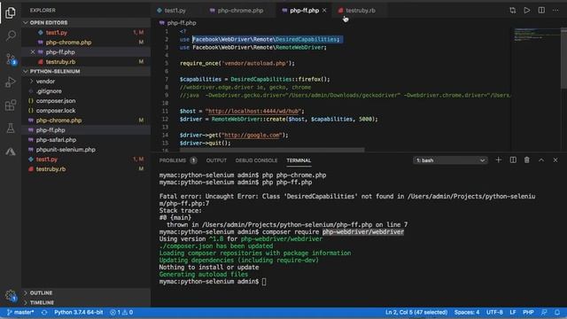 DesiredCapabilities' not found is not found смотреть онлайн