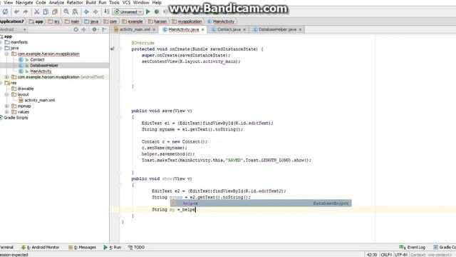 SQLite Programming in Android Studio Tutorial in Hindi/Urdu Part 2 смотреть онлайн