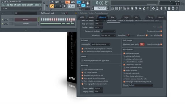 Настройка MIDI Аудио l Основные настройки FL Studio 12. Часть 2 смотреть онлайн