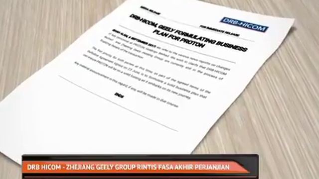 DRB HICOM - Zhejiang Geely Holding Group rintis fasa akhir perjanjian смотреть онлайн