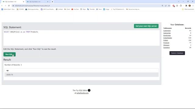 Web Developer SQL 12 COUNT, AVG, SUM смотреть онлайн