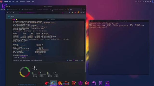 Kubernetes with 2 apps and simple benchmark on PN51 Mini PC/server смотреть онлайн