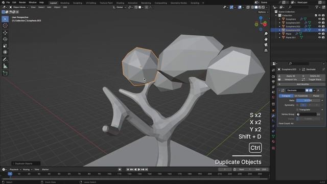 Low Poly Tree in Blender 4.0 Tutorial | By Malikose Studio смотреть онлайн