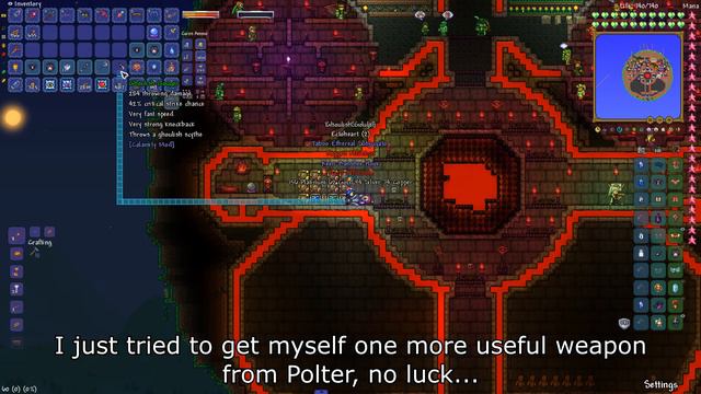 Calamity v1.3.4.103|Mirai's Adventure part 18-Polterghast & Devourer of Gods смотреть онлайн