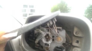Снятие полотна(зеркала) Toyota Corona Premio.