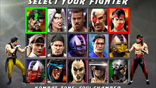 Mortal Kombat 3 (UMK3) - Character Select смотреть онлайн