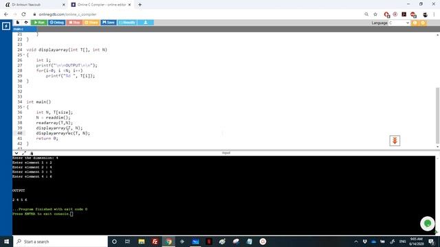Algorithmics & Programming - Exercise - 1D Array - Read and Display смотреть онлайн