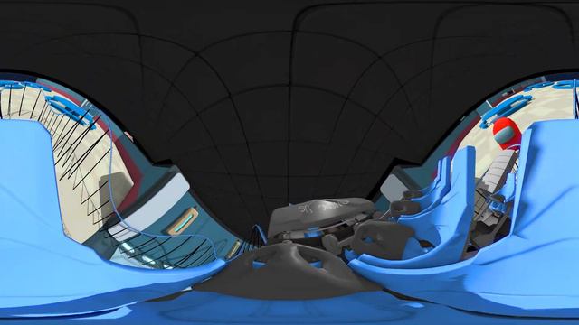 360° Video | Among Us VR 3D Roller Coaster Virtual Reality смотреть онлайн