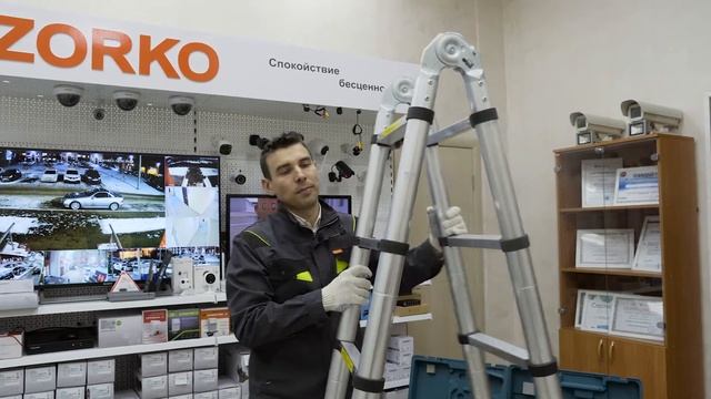 Телескопическая лестница трансформер обзор и сравнение