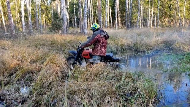 Иж Планета 5 заглохла и не едет в болоте смотреть онлайн