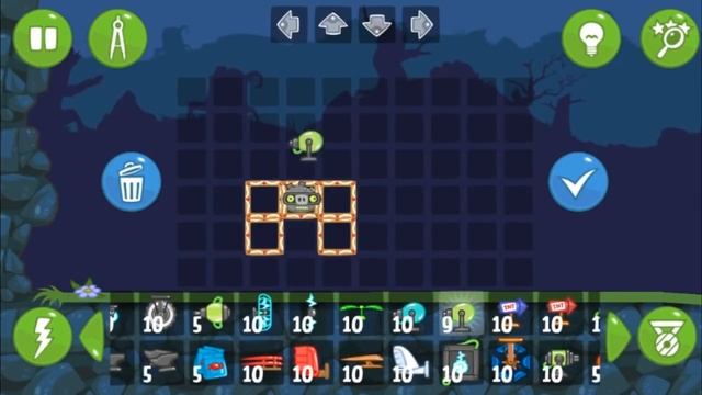 Bad Piggies - Тестирование инопланетных деталей! смотреть онлайн