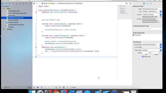 Notes App - CS50 iOS Track смотреть онлайн