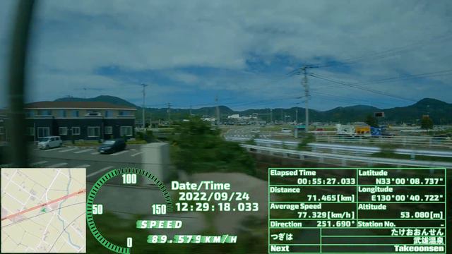 [4K 60fps]特急みどり23号 博多～佐世保 / Ltd.Exp. MIDORI No.23 from Hakata to Sasebo[Right side view] смотреть онлайн