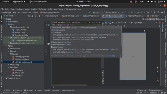 Membuat Layout Login & Register di Android Studio | Slicing Figma To Kotlin Android Studio TERBARU смотреть онлайн