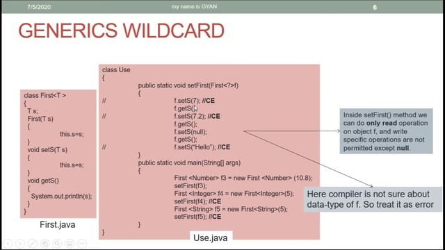 Generics in Java | #8 | Java Generics Wildcard Tutorial | Wildcard Generics in Java смотреть онлайн