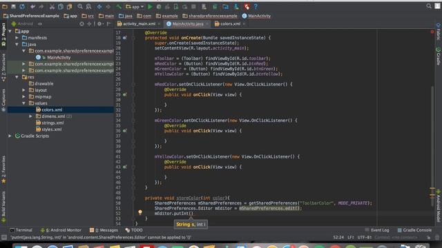 Android sharedpreferences tutorial смотреть онлайн