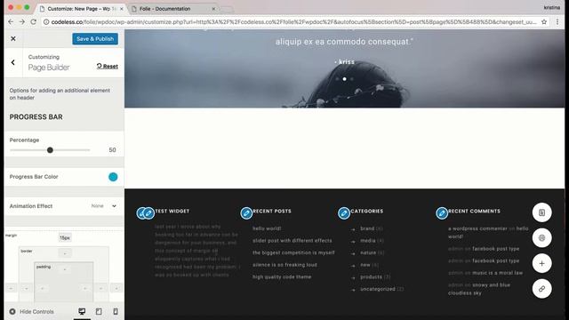 Folie - Elements Part 2 (Testimonial, Progress Bar, Counter, Contact Form 7) смотреть онлайн