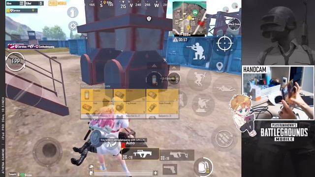 ATHENA MET CUTE SNAKE🥰 - PUBG MOBILE смотреть онлайн