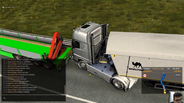 ETS 2 Truckers MP - Speed hack ortalığı dağıttı. смотреть онлайн