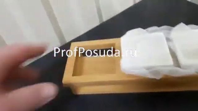 Набор соусников на бамбуковой подставке 4 штуки ProHotel арт 1030208 смотреть онлайн