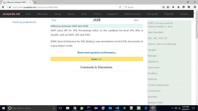 Difference between JAXP and JAXB.
| javapedia.net смотреть онлайн