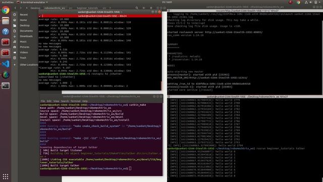 ROS command line tools - Topic, Node, Hz, Echo, Bw, Pub | ROS Tutorial for Beginners смотреть онлайн