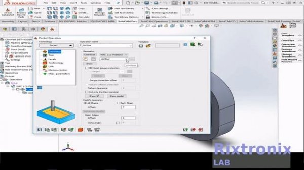 How to simulate create g code solidcam solidworks