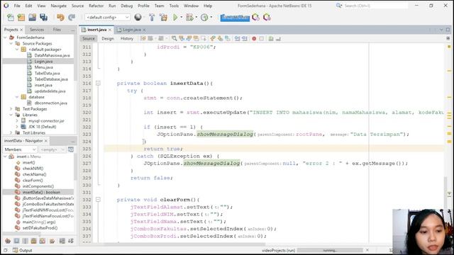 Tutorial Insert, Update, dan Delete data Database MySQL Java GUI | Belajar Bahasa Java смотреть онлайн