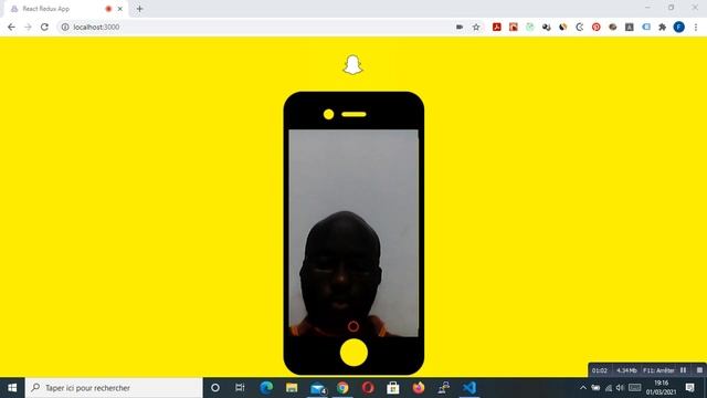 Snapchat, React, Redux, Material UI, Firebase смотреть онлайн