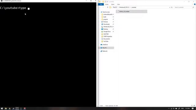 HOW TO DISPLAY TEXT FILE CONTENT IN CMD смотреть онлайн