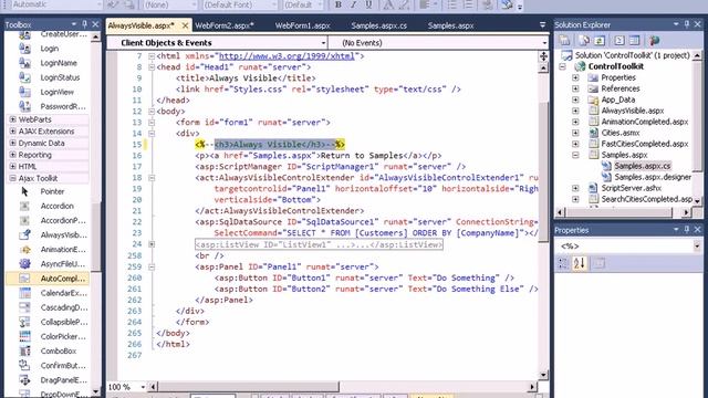 Ajax Control Toolkit (Part 6).avi смотреть онлайн