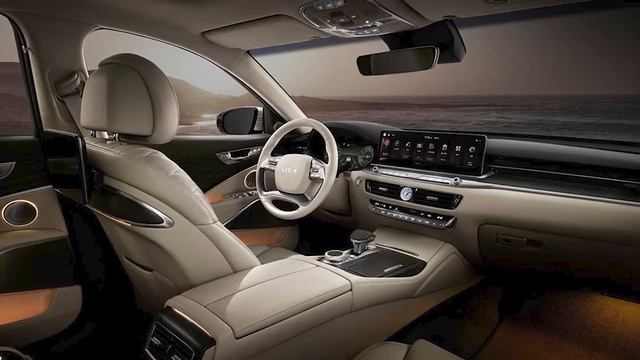 2022 Kia K9 facelift INTERIOR Revealed Big 14 5 inch Screen, Fingerprint Authe смотреть онлайн