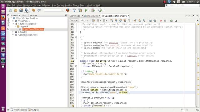 Create Filter using Netbeans смотреть онлайн