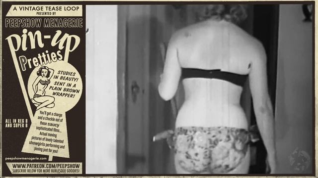 Pin-Up Pretties #158 - A Vintage Tease Loop With Thelma Montgomery