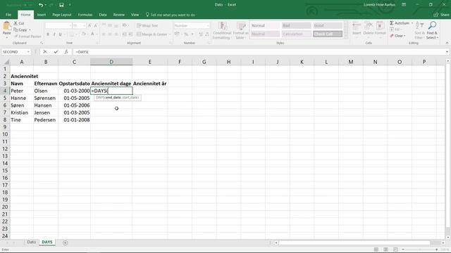 Datoer i Excel 4/7 смотреть онлайн