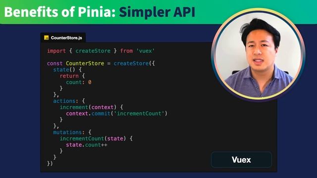 Vuex vs Pinia | Vue 3 Tutorial смотреть онлайн