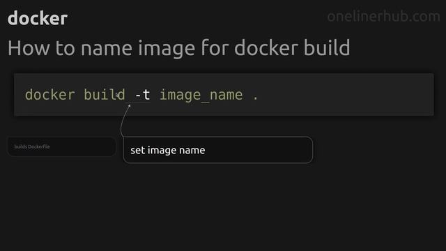 How to name image for docker build #docker смотреть онлайн