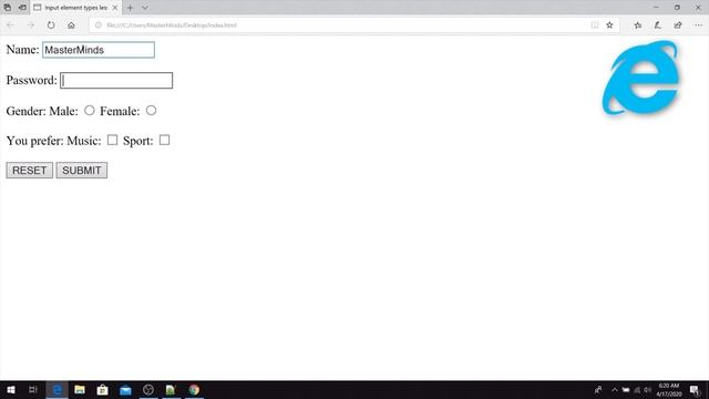 HTML for beginners 41: submit input type | SUBMIT BUTTON смотреть онлайн