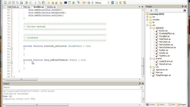 Пишем скроллер смотреть онлайн