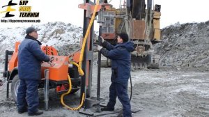 Реальное бурение скальных пород GBU-80L от БурСпецТехники
