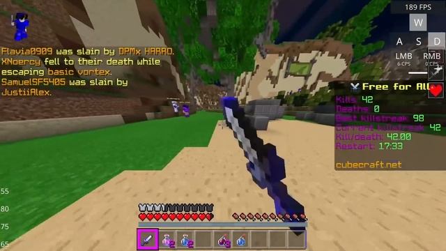 Cubecraft Battle Arena CHAOS (FFA) смотреть онлайн