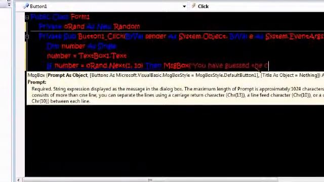 Visual Basic 2008 Tutorial ~ Guessing Number Game смотреть онлайн