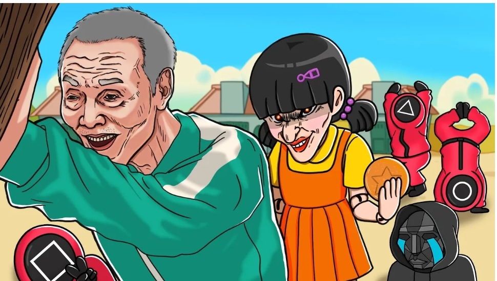 SQUID GAME But ALL 456 PEOPLE SURVIVE - SQUID GAME ANIMATION