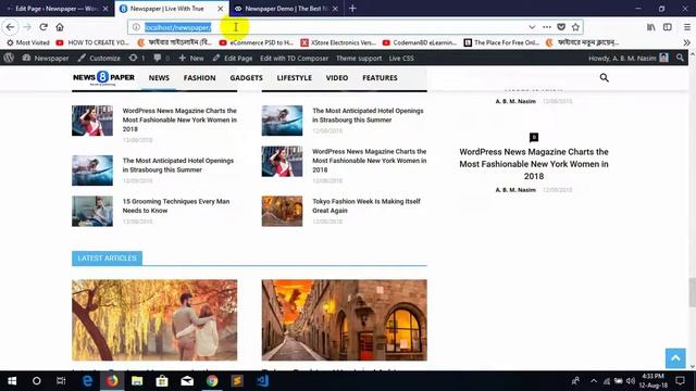 Newspaper 8.8 ( Default Demo ) WordPress Theme Customization - Part-15 смотреть онлайн