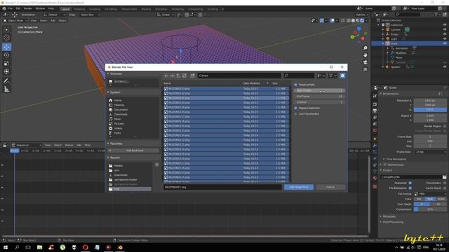 Рендер анимации из картинок Blender. Анимация в Blender смотреть онлайн