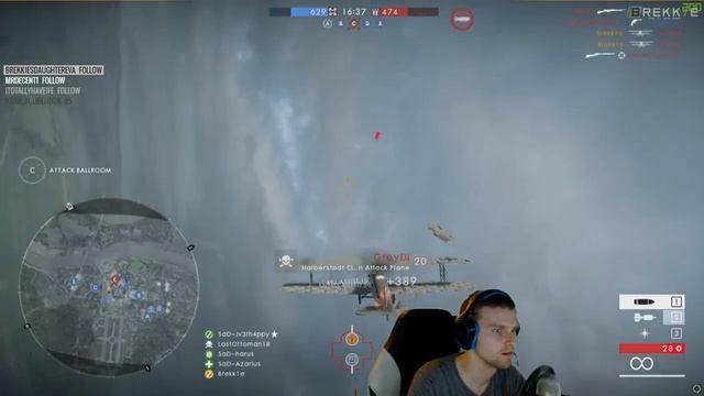 BF1: Smorcing the Attack plane - Attack plane gameplay смотреть онлайн